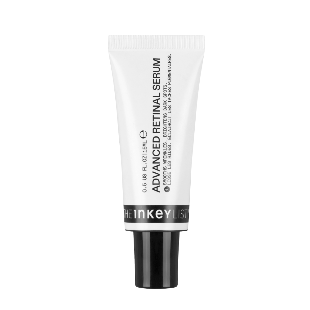 Tube of The Inkey List Advanced Retinal Serum on a white background
