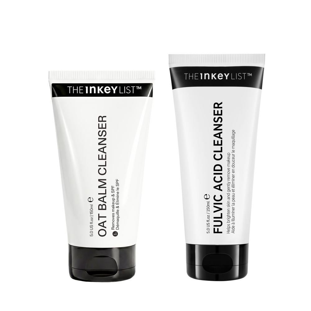 Two tubes of The Inkey List cleanser on a white background