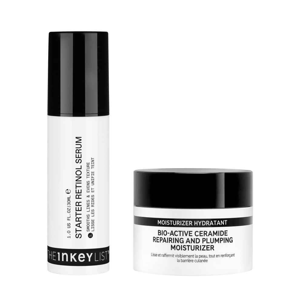 Two skincare products from The INKEY List on a white background